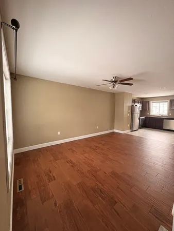 wooden floor in an empty room