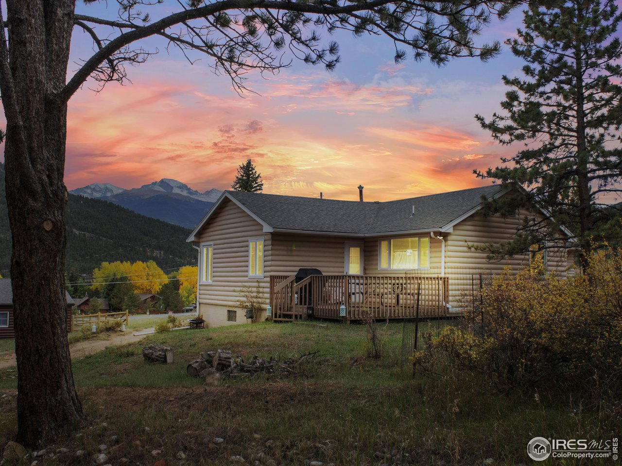 831 Larkspur Road Estes Park, CO 80517 - Photo 32 of 32 Imagine yourself settling in for a quiet evening taking in the breath-taking views as night falls.