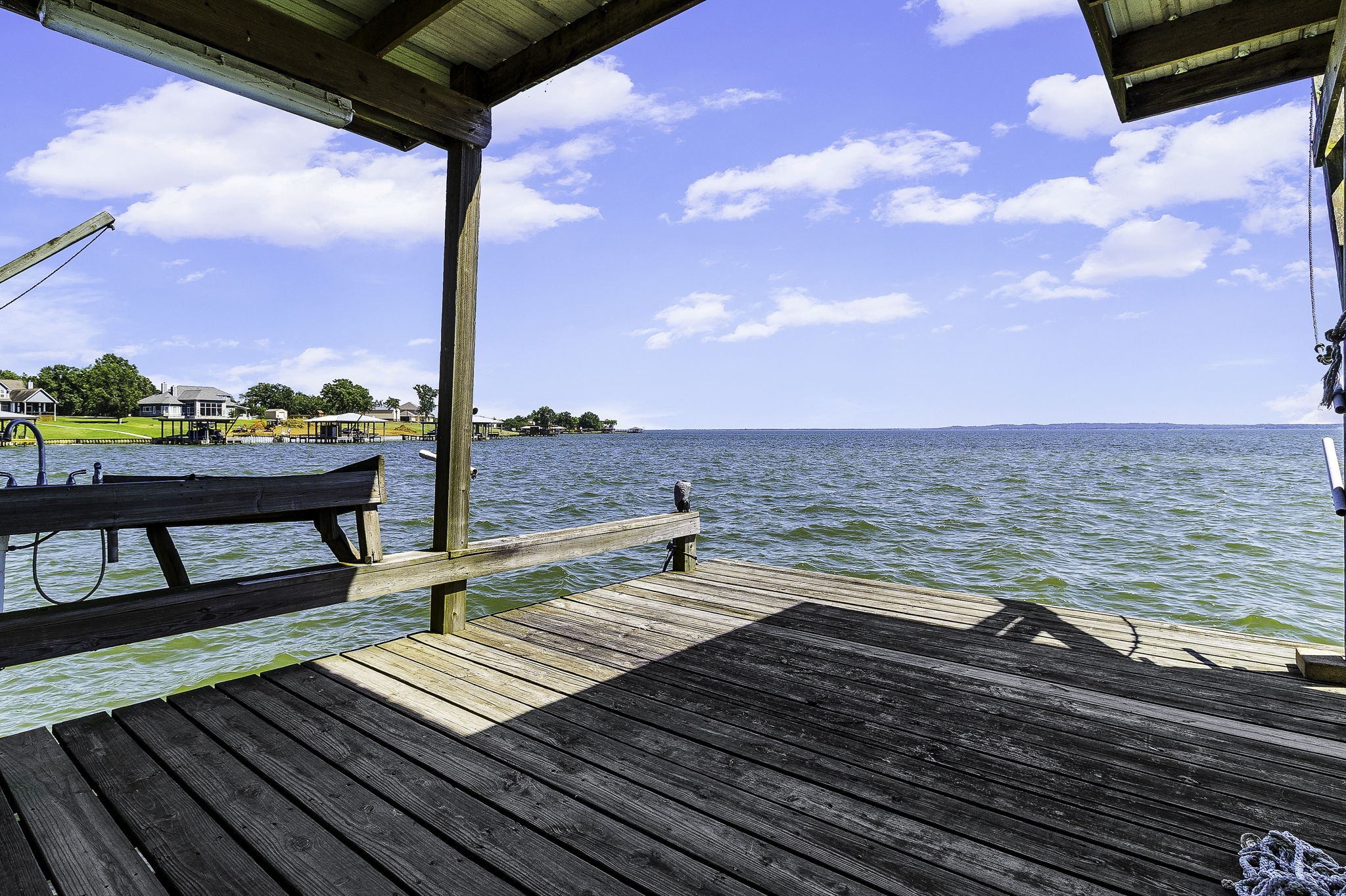 536 Weavers Cove Road Livingston, TX 77351 - Photo 28 of 44 a view of a ocean from a balcony