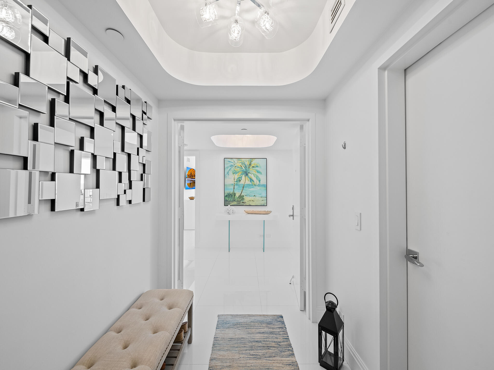 3505 South Ocean Boulevard, Unit 10N Highland Beach, FL 33487 - Photo 13 of 42 a view of a hallway with interior of the house