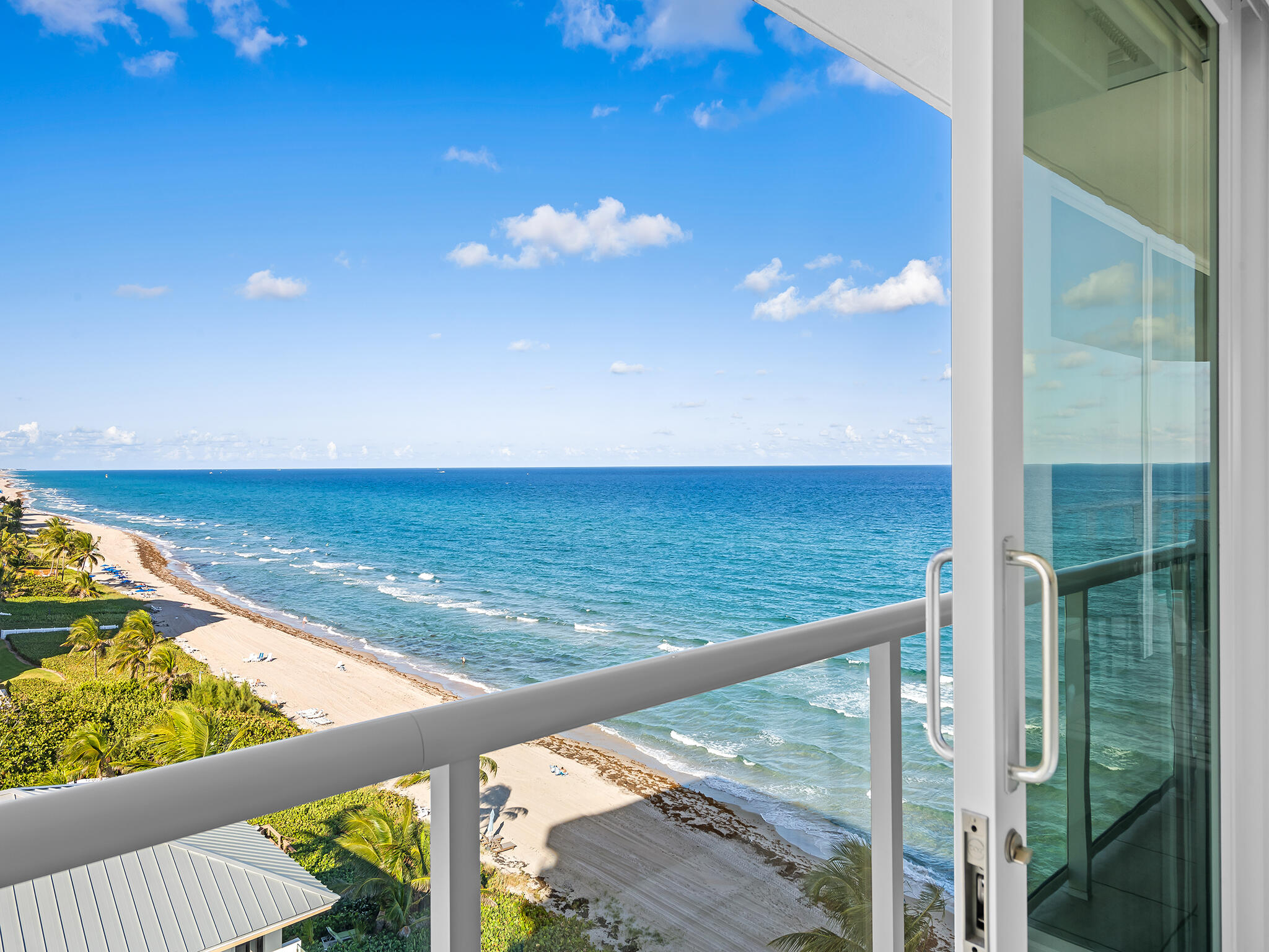3505 South Ocean Boulevard, Unit 10N Highland Beach, FL 33487 - Photo 25 of 42 a view of ocean from a balcony