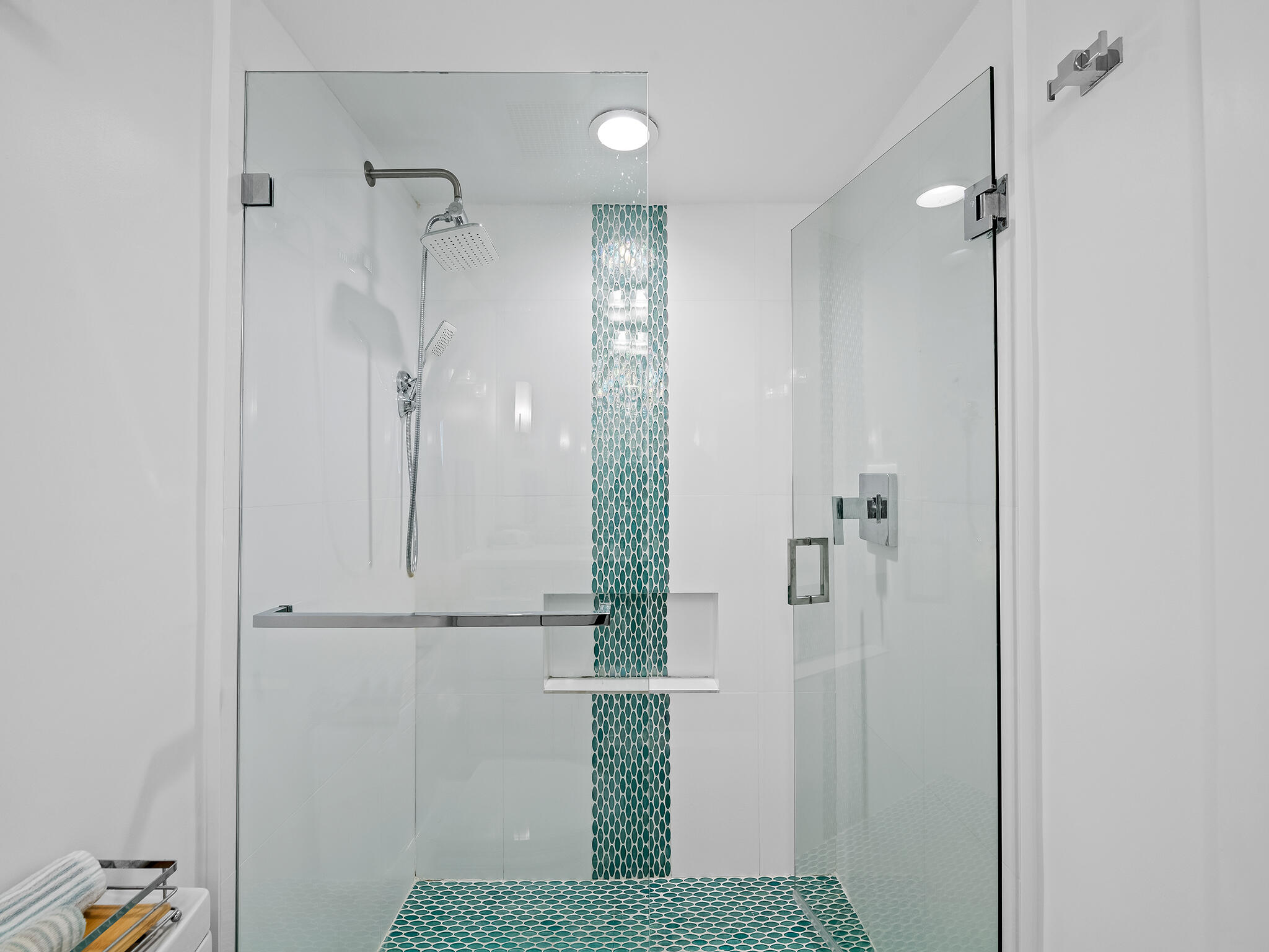 3505 South Ocean Boulevard, Unit 10N Highland Beach, FL 33487 - Photo 28 of 42 a bathroom with a shower