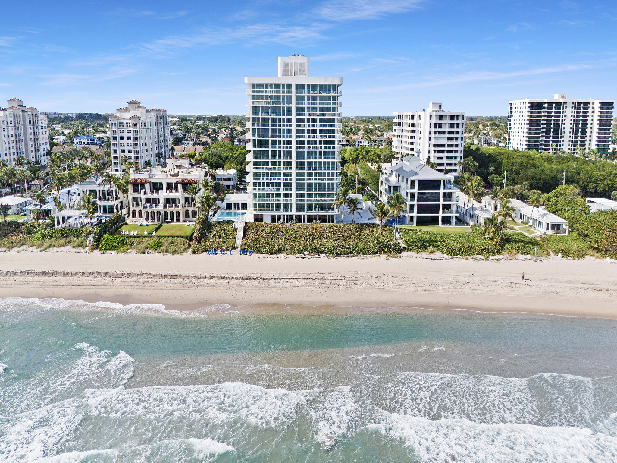 3505 South Ocean Boulevard, Unit 10N Highland Beach, FL 33487 - Photo 37 of 42 a view of a city with tall buildings