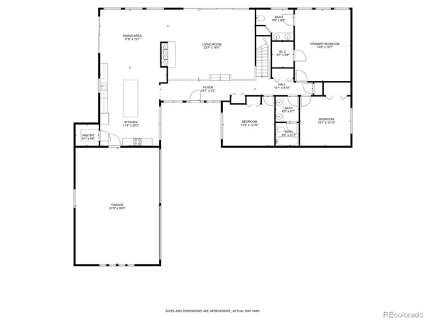 a picture of a room with a floor plan