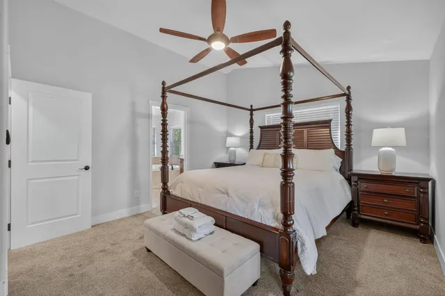 a view of balcony with wooden floor