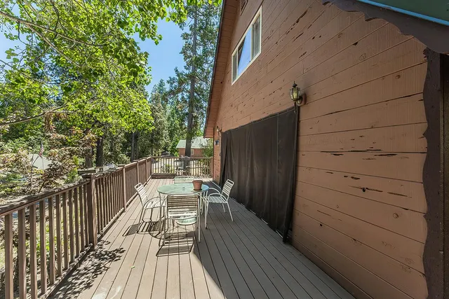 a view of balcony and deck