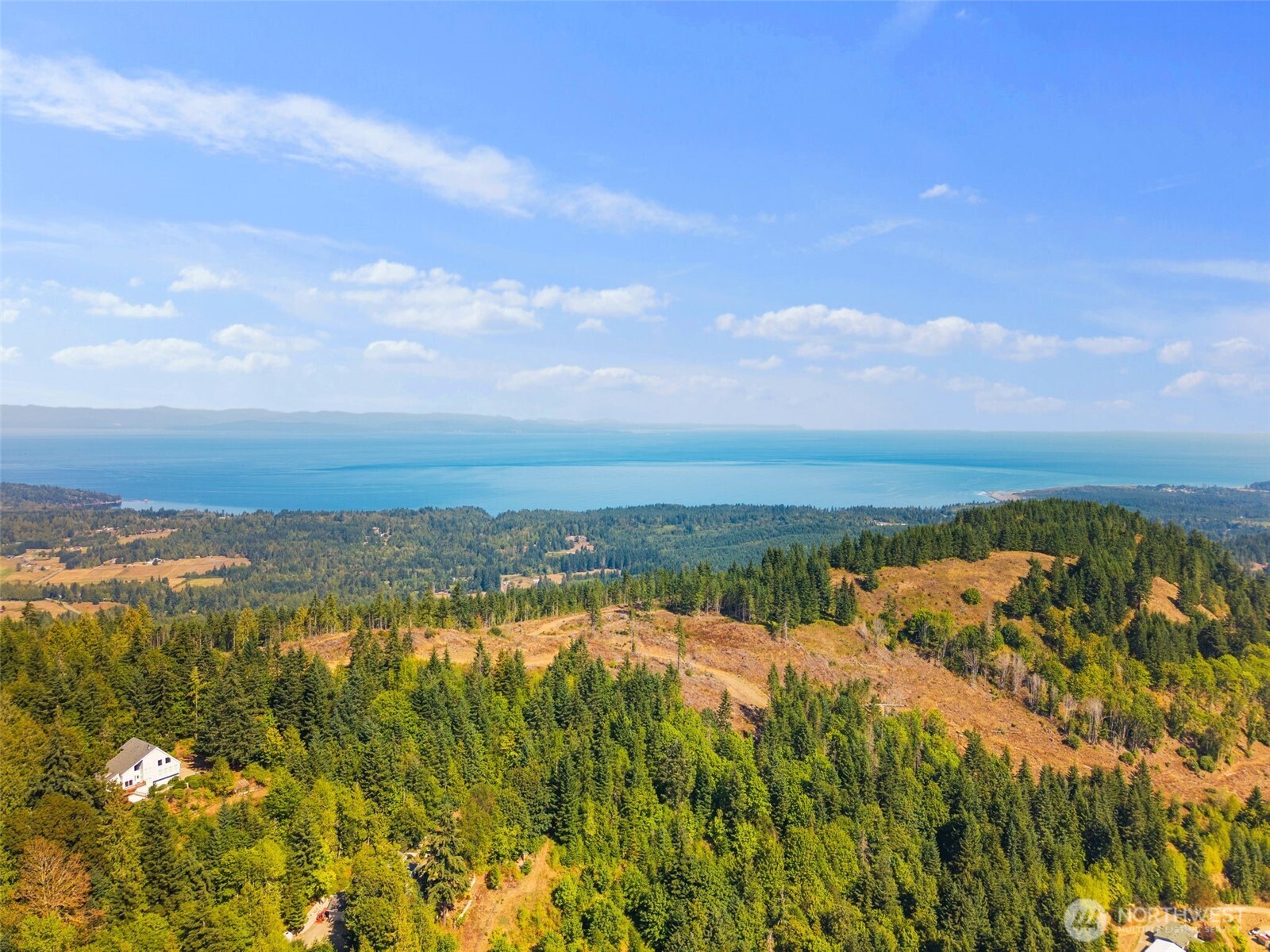 428 Eagle Ridge Road Port Angeles, WA 98363 - Photo 4 of 40 a view of a lake with houses in the back