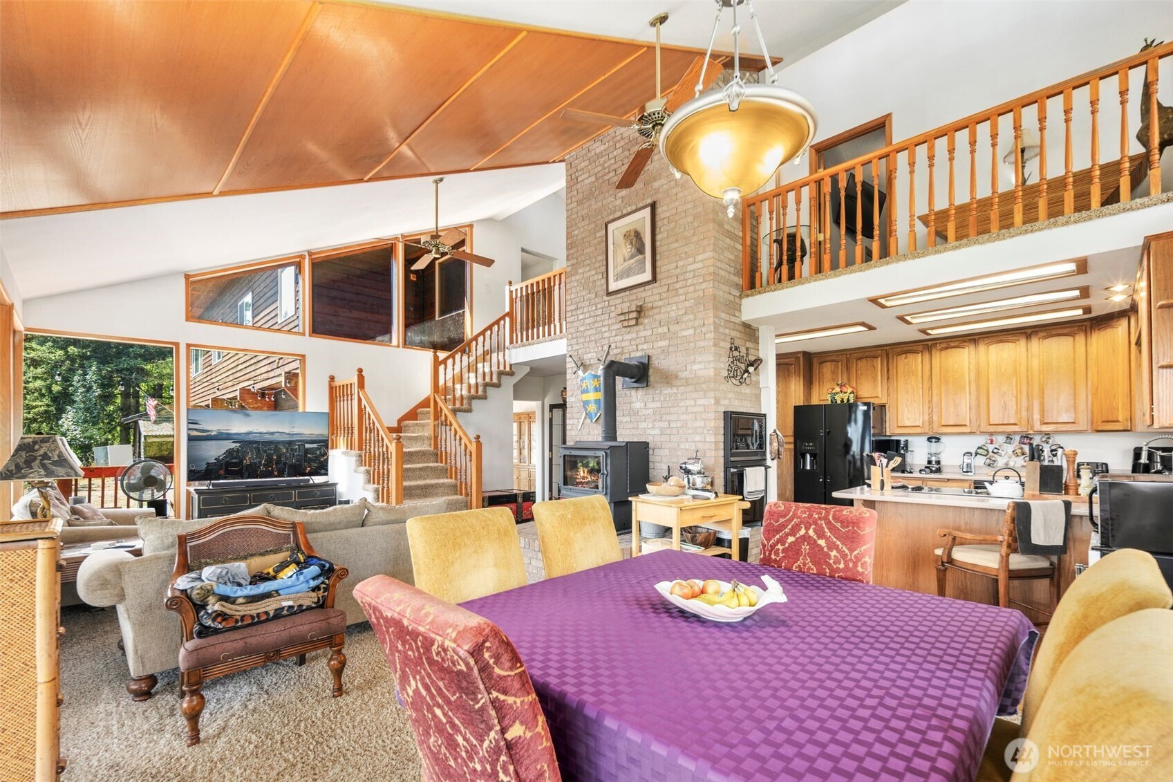 428 Eagle Ridge Road Port Angeles, WA 98363 - Photo 7 of 40 a view of a dining room with furniture