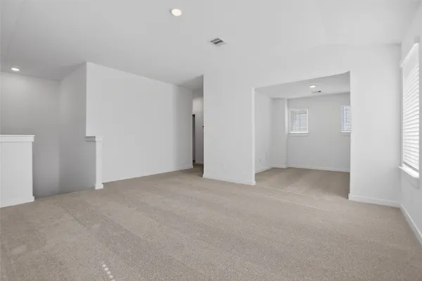 a house view with a backyard space