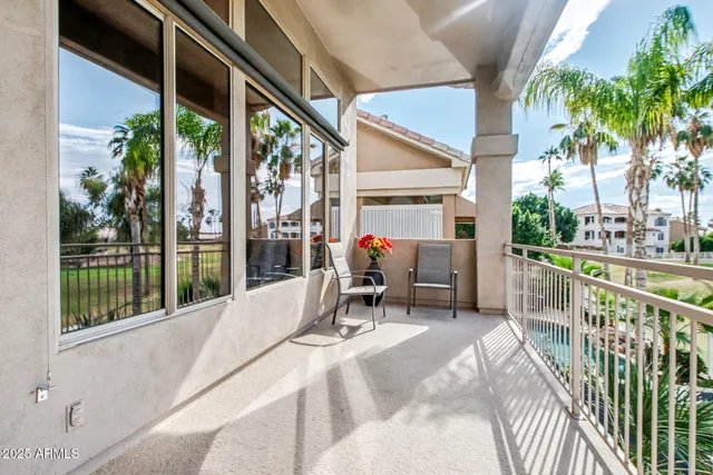 a view of a lake with a mountain in the background