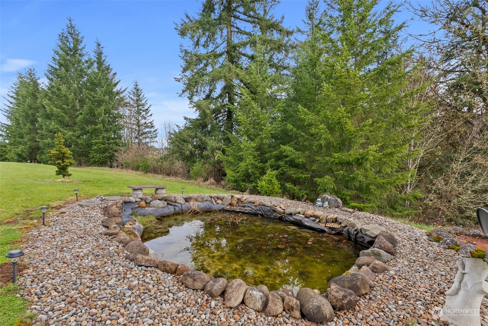658 Spencer Road Toledo, WA 98591 - Photo 26 of 33 a view of a yard with large trees