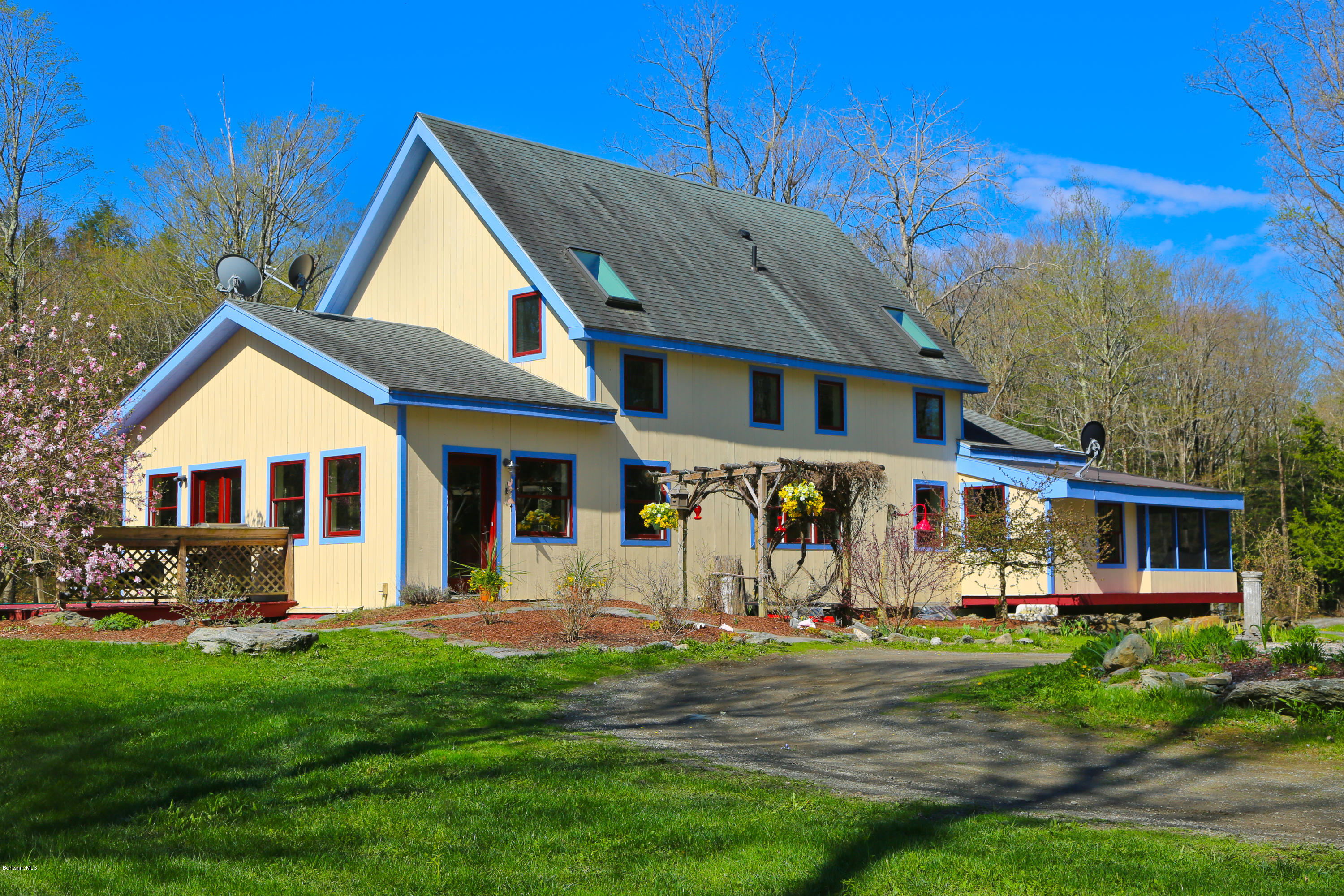 53 Maple Hill Road West Stockbridge, MA 01266 - Photo 1 of 22 a front view of a house with a yard
