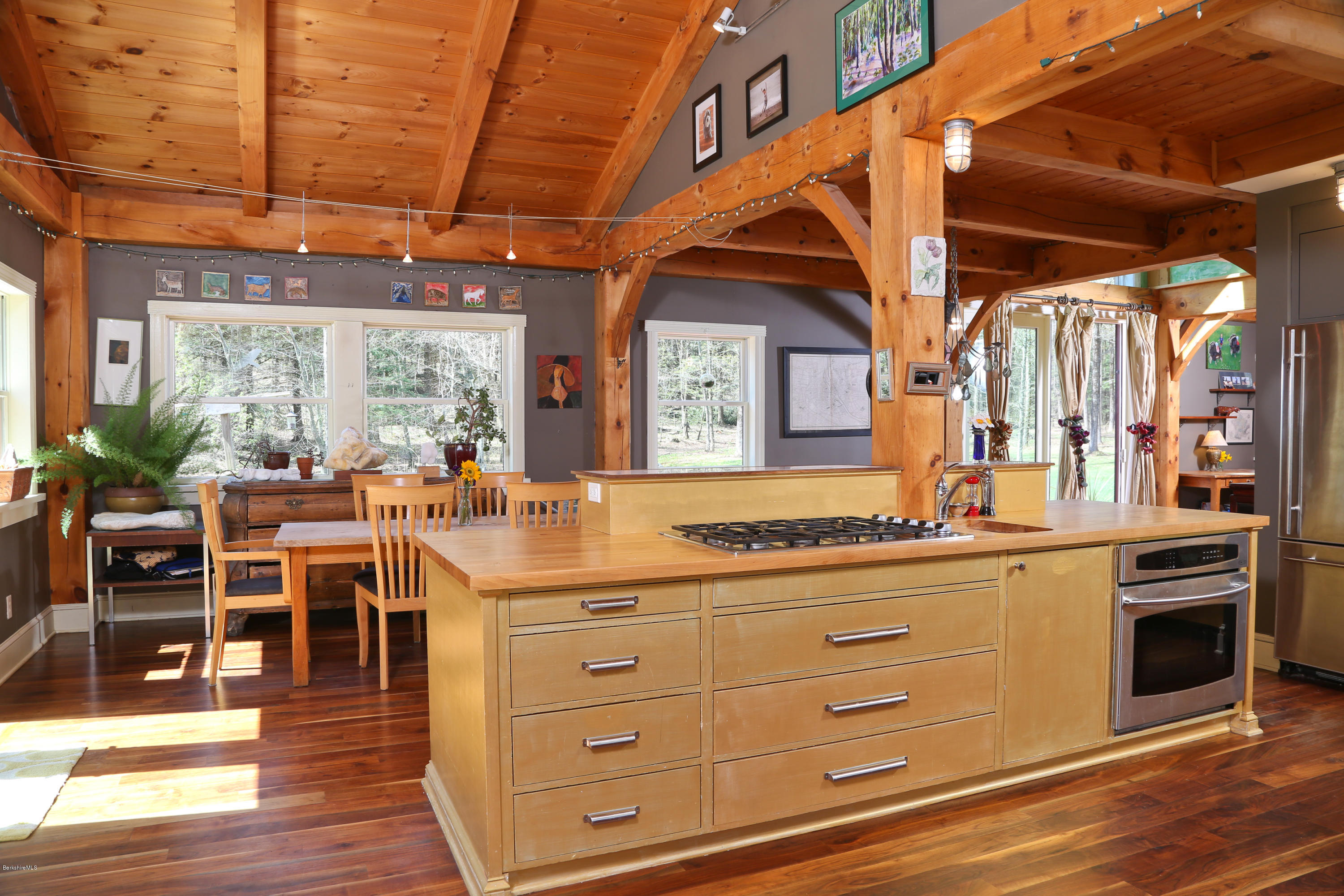 53 Maple Hill Road West Stockbridge, MA 01266 - Photo 14 of 22 a view of a kitchen with cabinets and wooden floor
