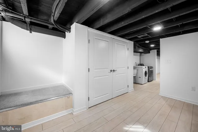 a view of a storage & utility room