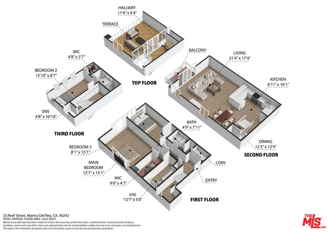 $1,835,000 | 33 Reef Street, Unit 5, Marina del Rey, CA 90292