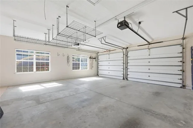 a view of a room with cabinets