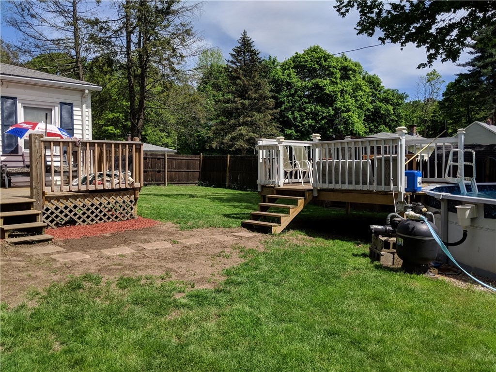 25 Woodside Road Burrillville, RI 02826 - Photo 5 of 19 Backyard with pool