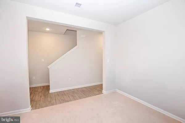 a view of an empty room