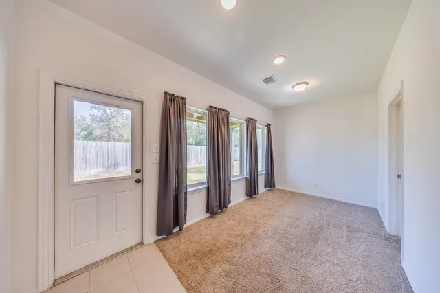 a view of an empty room