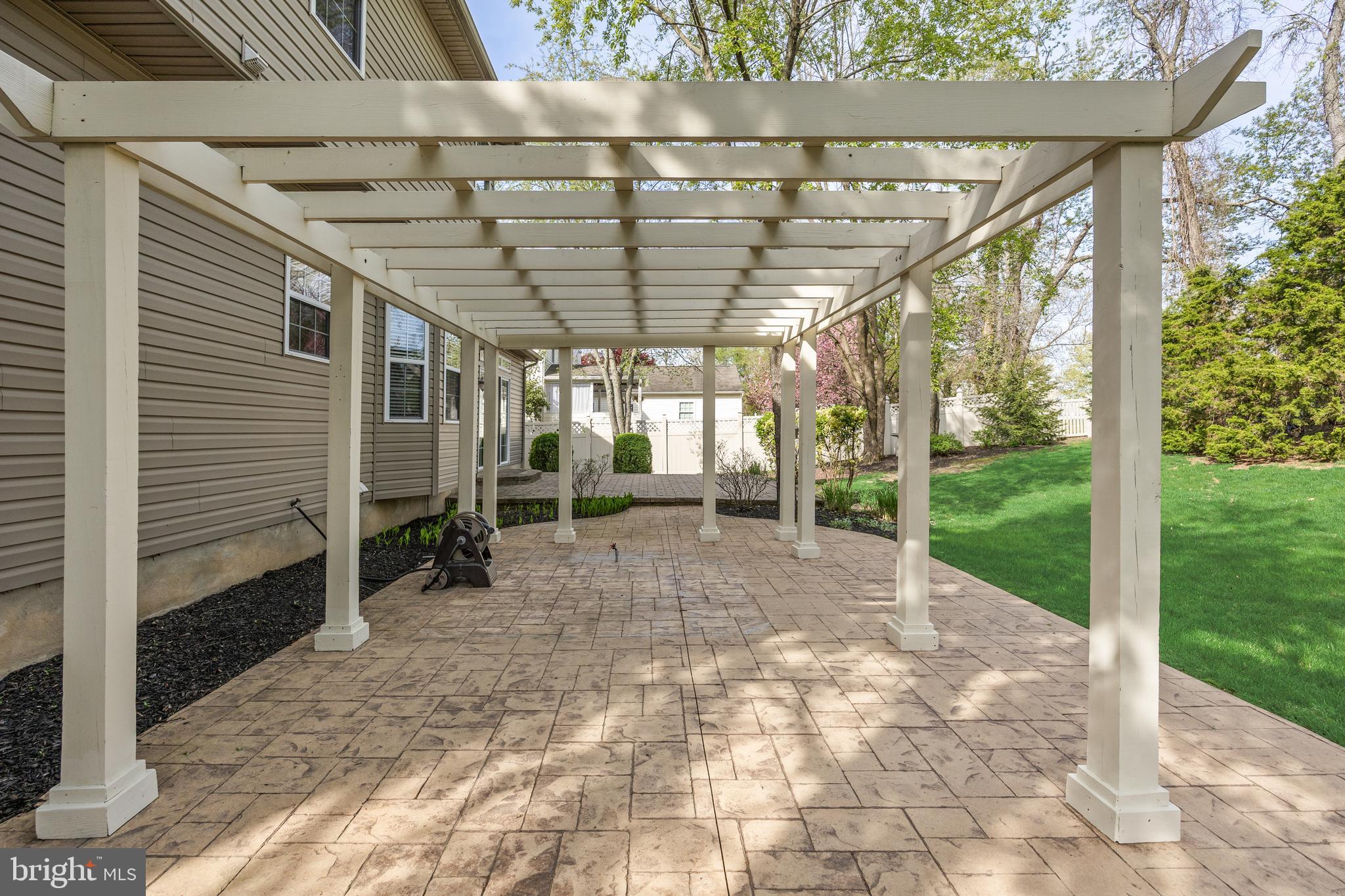 52 Flemish Way Lumberton, NJ 08048 - Photo 33 of 36 a view of a porch with a wooden fence