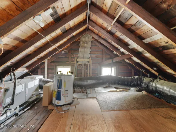 a balcony with wooden floor