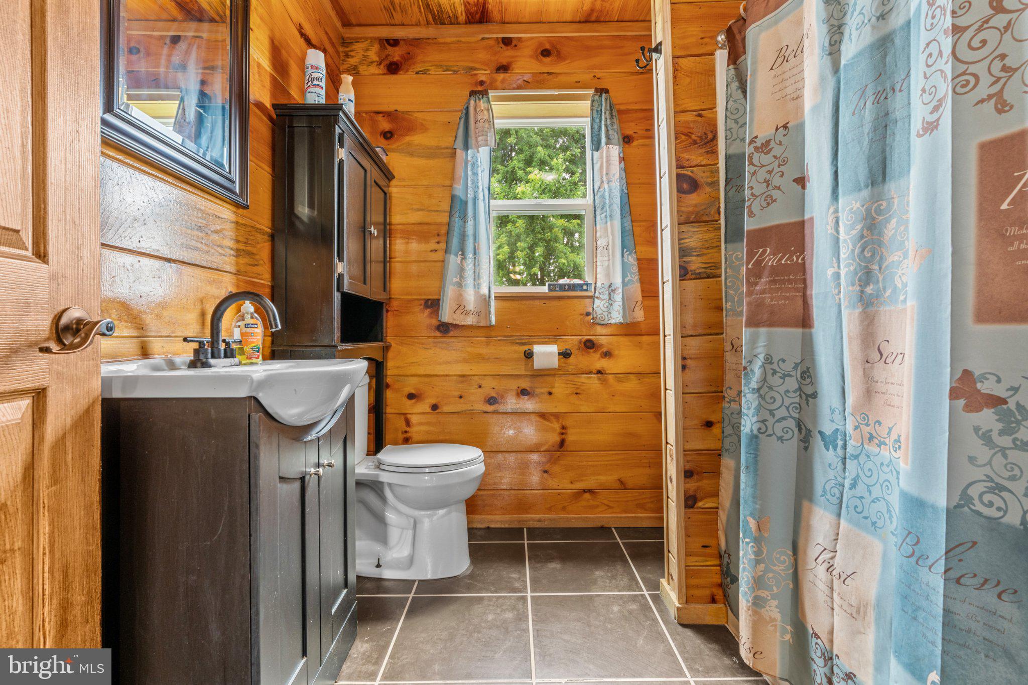 901 Mt Hope Road McVeytown, PA 17051 - Photo 20 of 44 Cozy cabin bathroom with rustic charm.