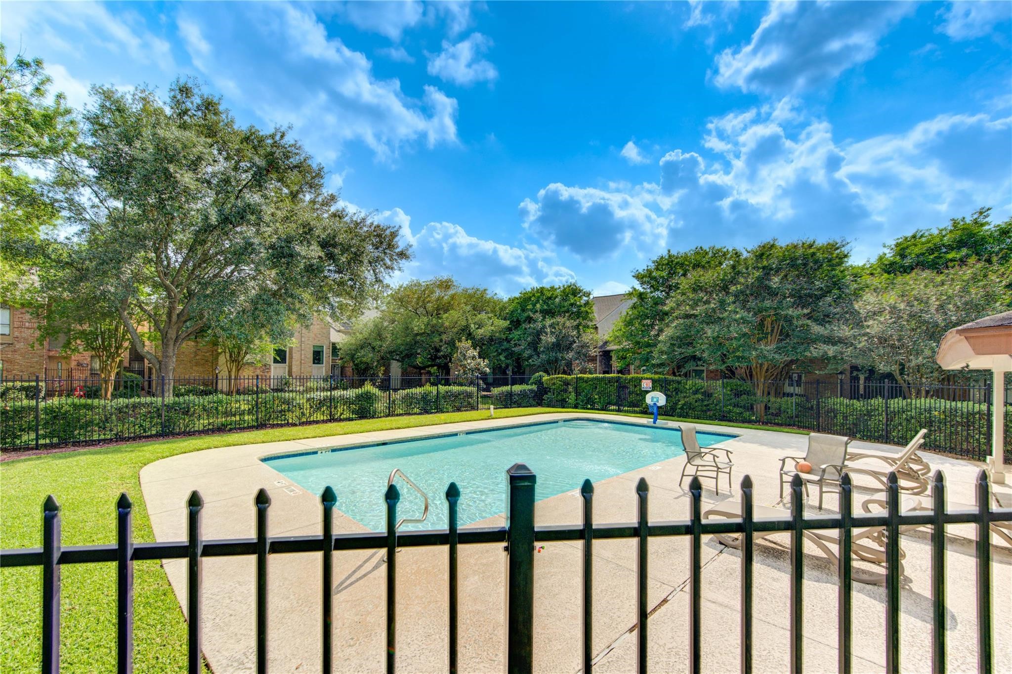 727 Bunker Hill Road, Unit 26 Houston, TX 77024 - Photo 25 of 25 Located just steps outside Unit 26, you'll love spending summers in the pool!
