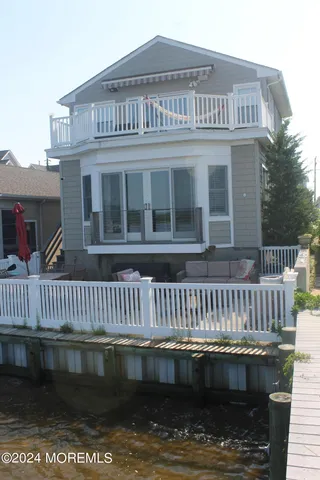 a view of a house with a deck