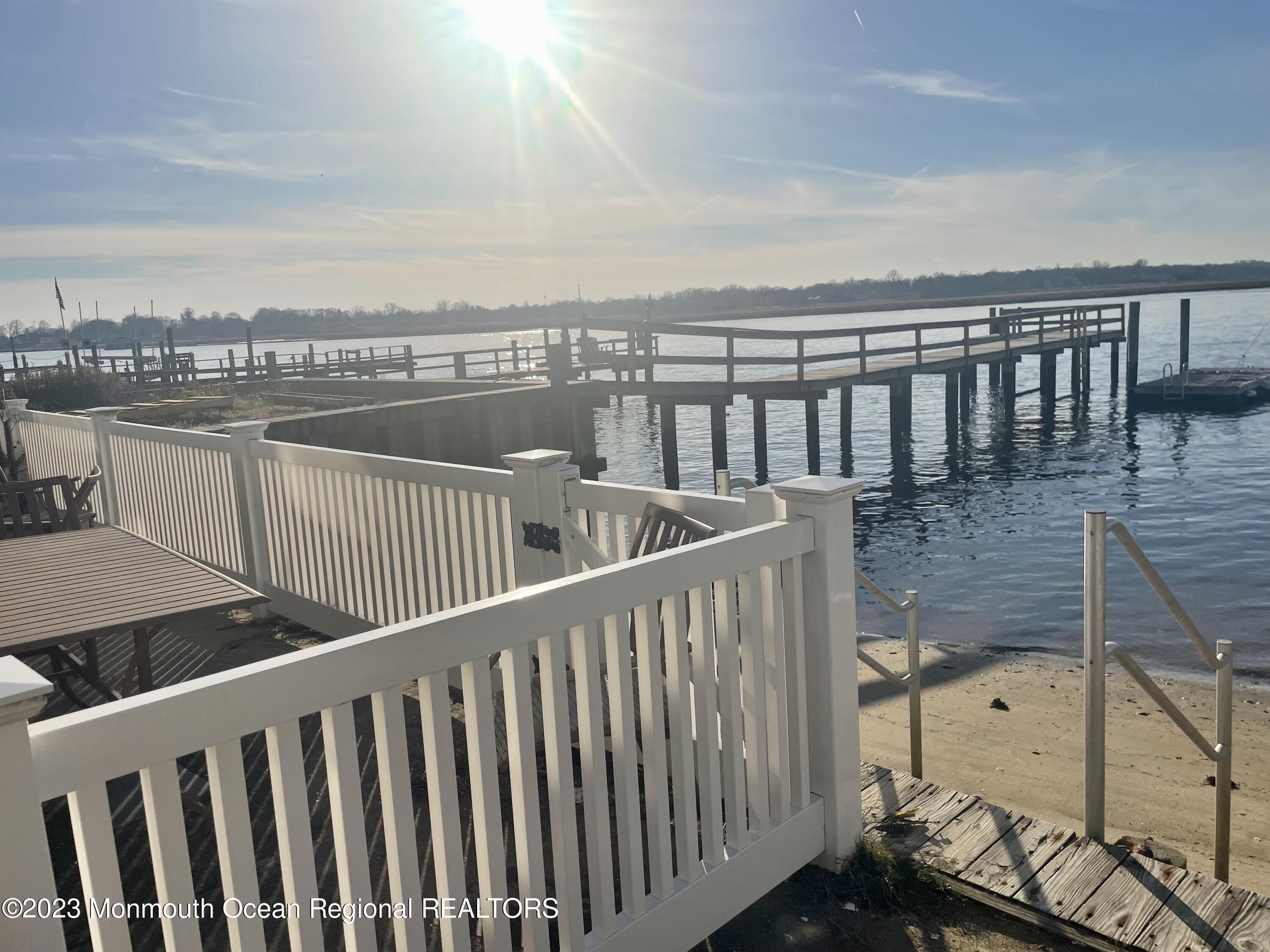 4 Riverview Place Sea Bright, NJ 07760 - Photo 10 of 17 a view of a balcony with wooden floor