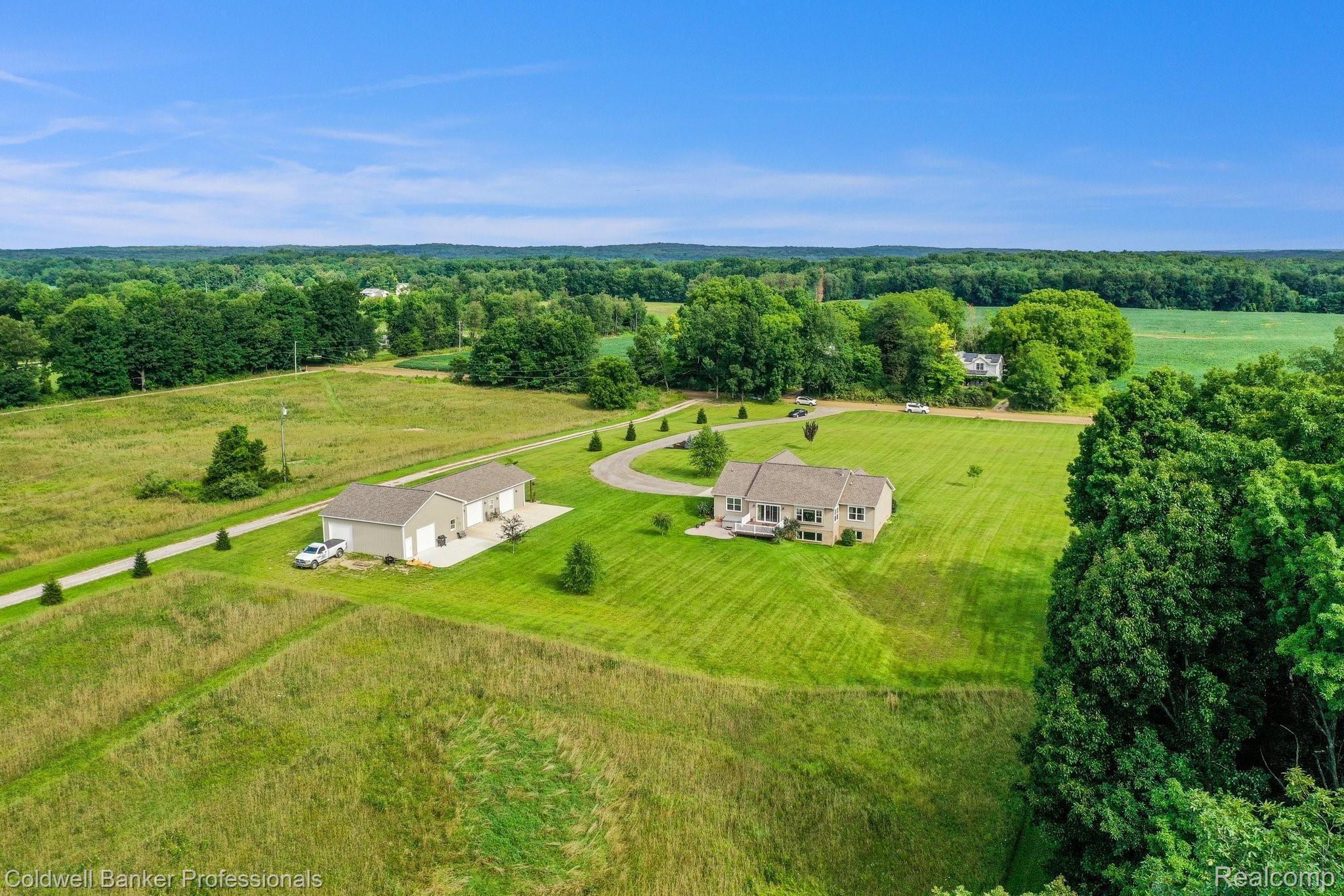 8665 Oakhill Road Clarkston, MI 48348 - Photo 2 of 49 5.5+ acres with an incredible outbuilding!