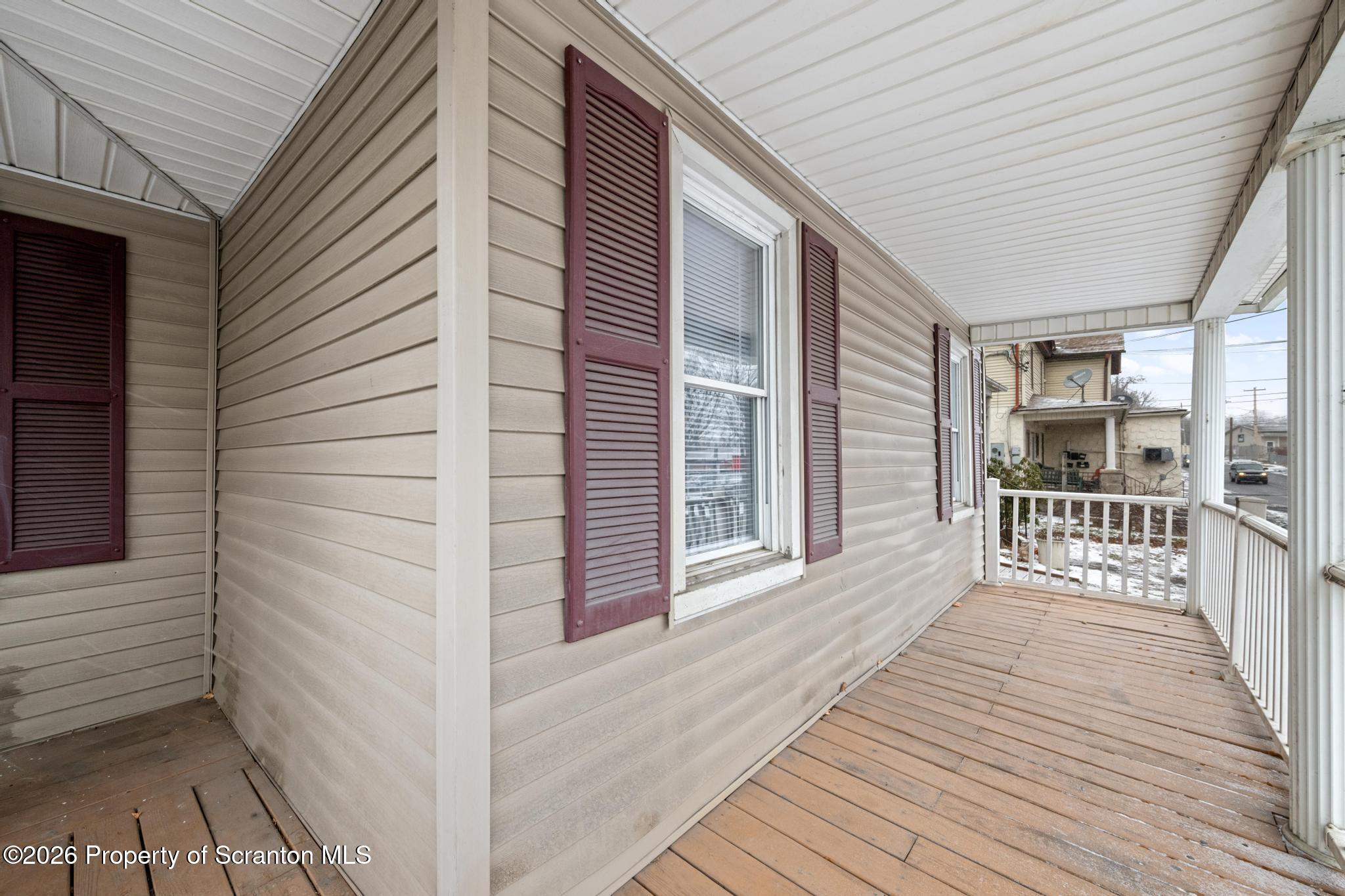 2717 North Main Avenue Scranton, PA 18508 - Photo 36 of 36 a view of a balcony with wooden floor