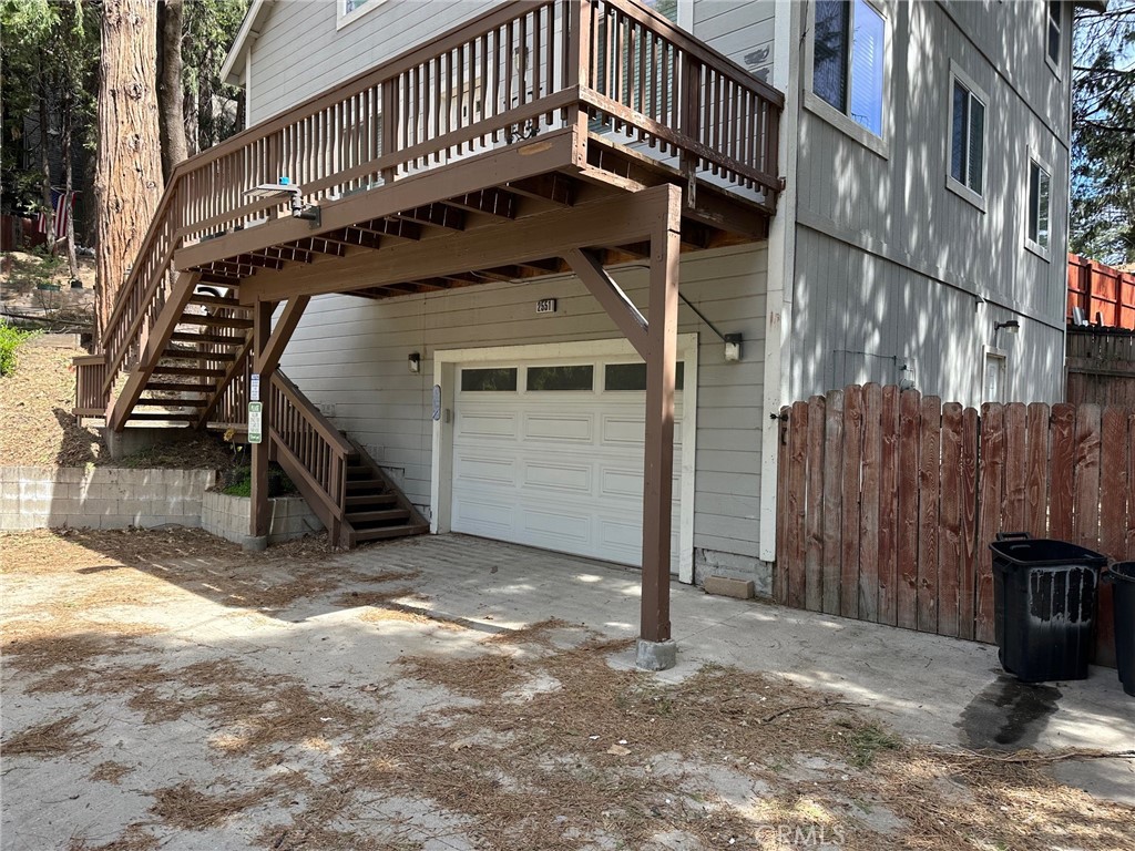2551 Rim Of The World Drive Running Springs, CA 92382 - Photo 6 of 43 Outside balcony and garage view.