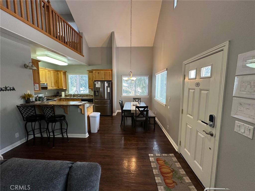2551 Rim Of The World Drive Running Springs, CA 92382 - Photo 8 of 43 Living room and dining room