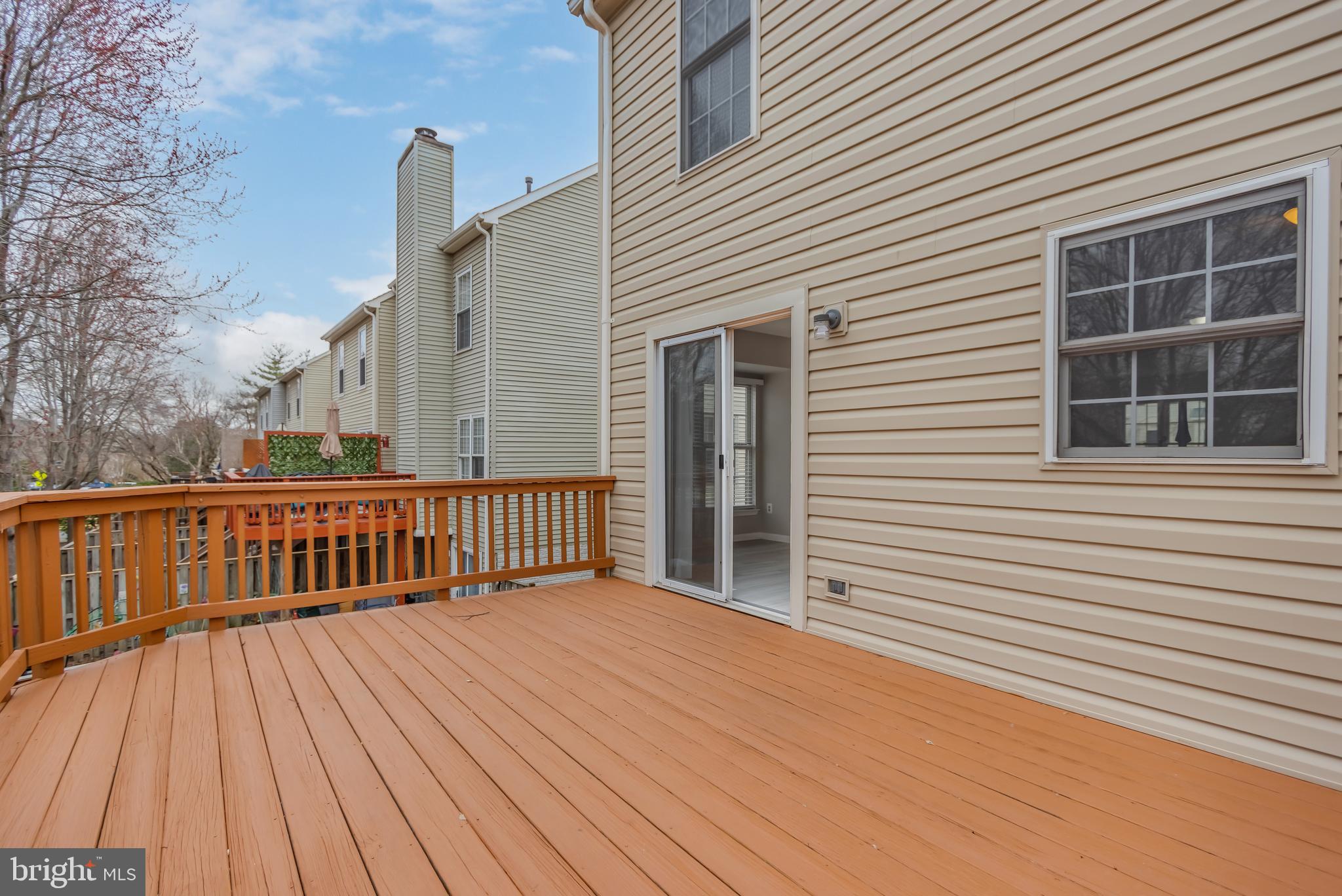 45550 Whitcomb Square Sterling, VA 20166 - Photo 21 of 24 a view of a wooden deck