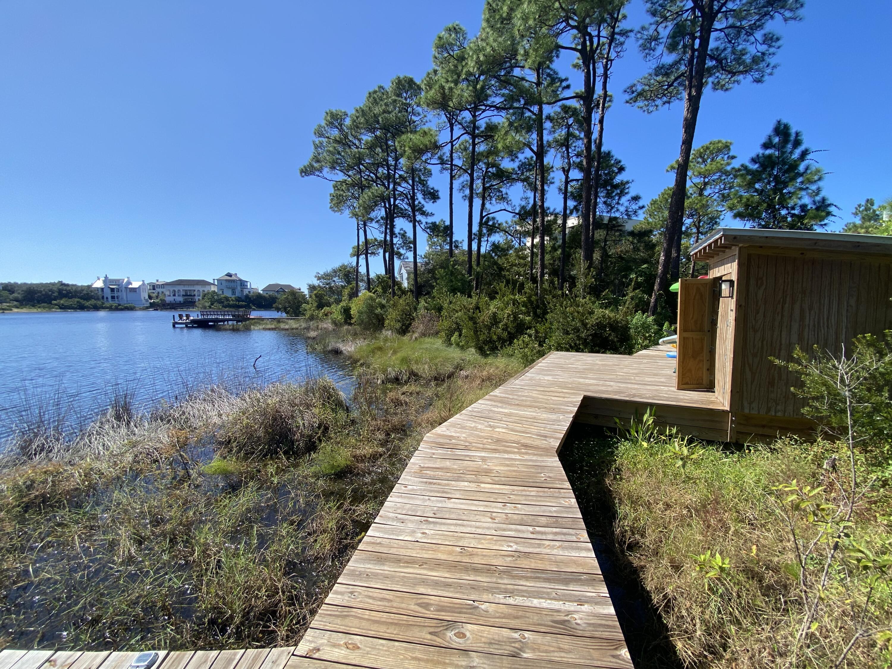 51 Loon Lake Drive Santa Rosa Beach, FL 32459 - Photo 12 of 49 a view of a backyard with plants and lake view