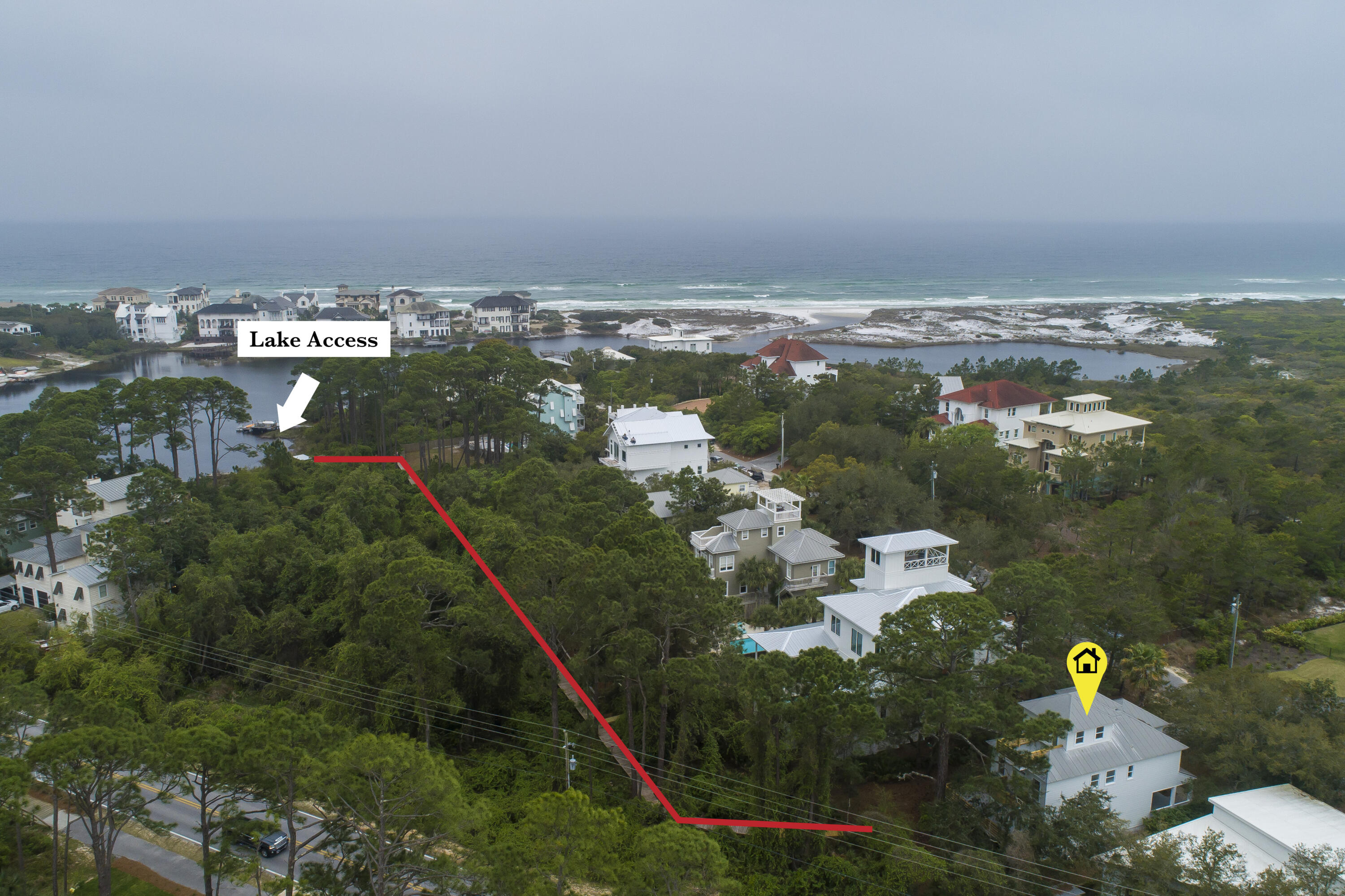 51 Loon Lake Drive Santa Rosa Beach, FL 32459 - Photo 5 of 49 an aerial view of multiple house