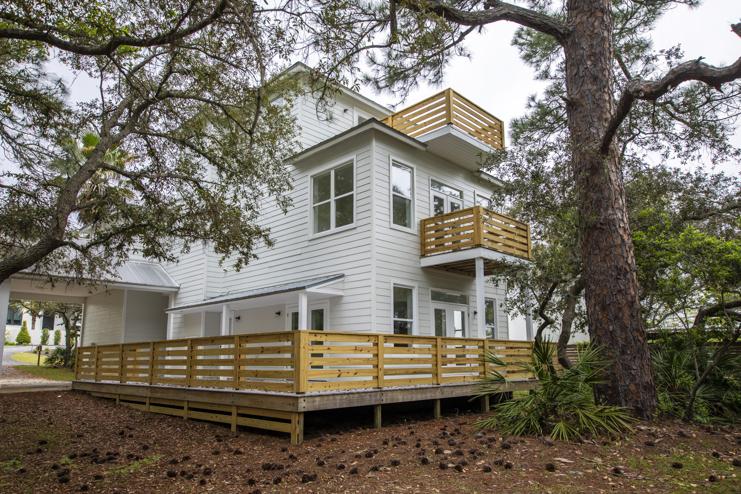 51 Loon Lake Drive Santa Rosa Beach, FL 32459 - Photo 9 of 49 a front view of a house with a garden