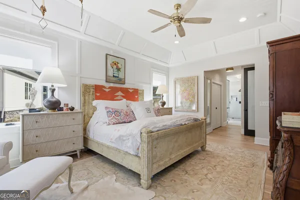 a kitchen with stainless steel appliances granite countertop a stove and a refrigerator