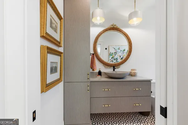 a bed room with a bed window and a couch