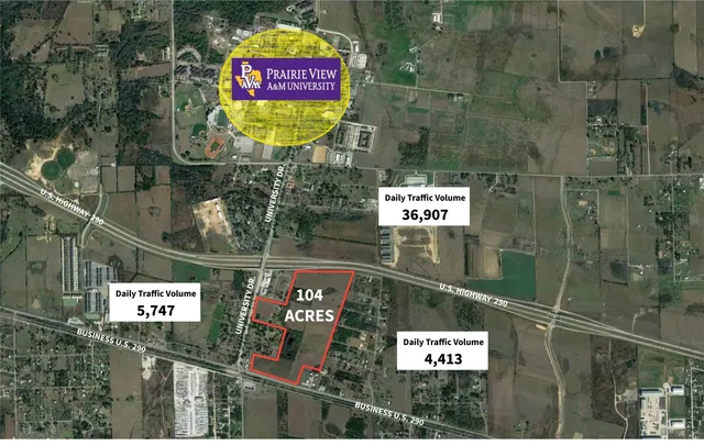 $9,500,000 | 0 Hwy 290 And University Dr Prairie View, Prairie View, TX 77445