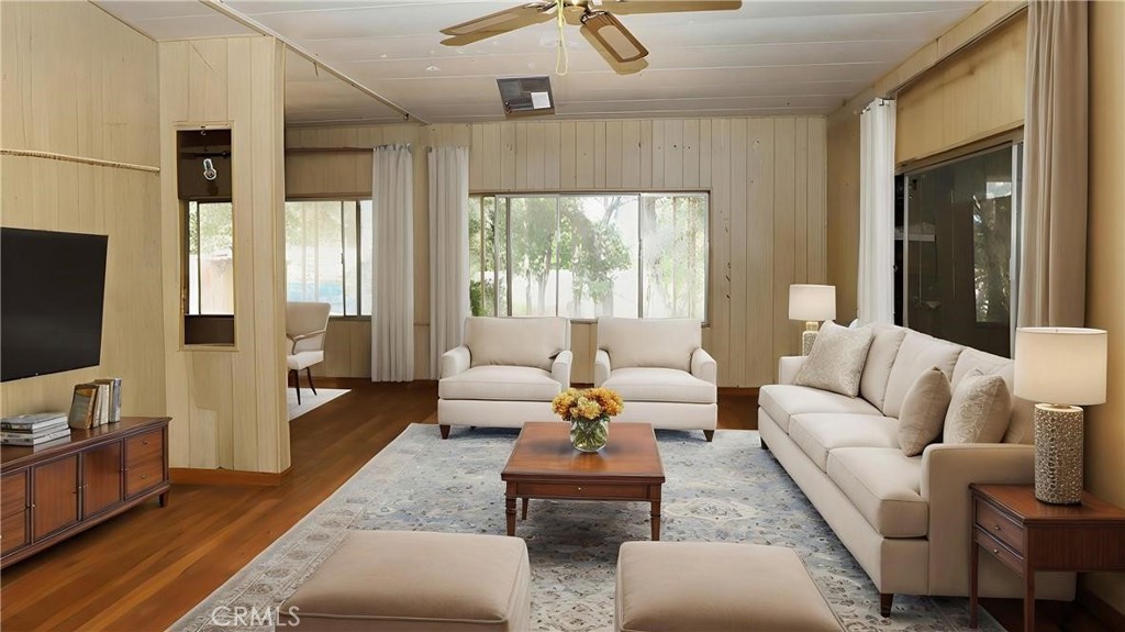 3701 Risher Drive Clearlake, CA 95422 - Photo 6 of 15 a living room with furniture and a flat screen tv