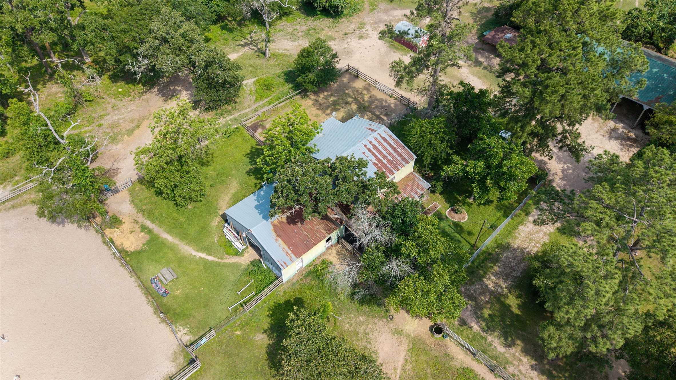12625 Huffmeister Road Cypress, TX 77429 - Photo 19 of 35 an aerial view of a house with yard
