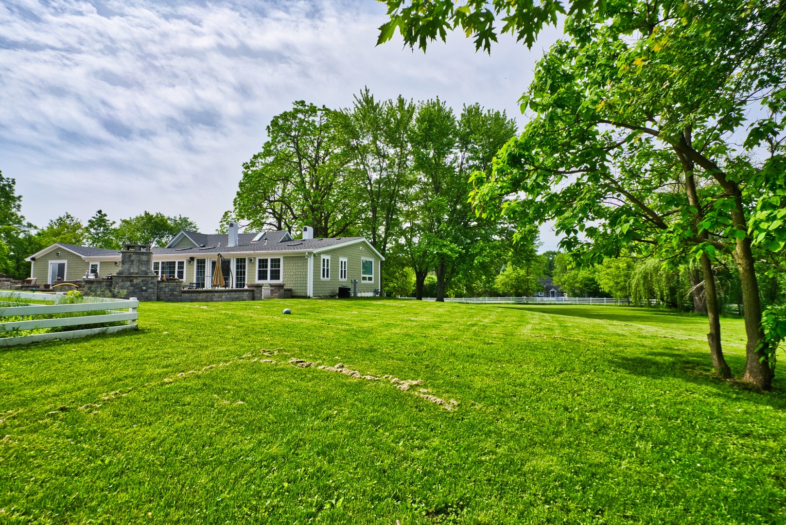 33W878 Army Trail Road Wayne, IL 60184 - Photo 14 of 36 a view of a house with a big yard