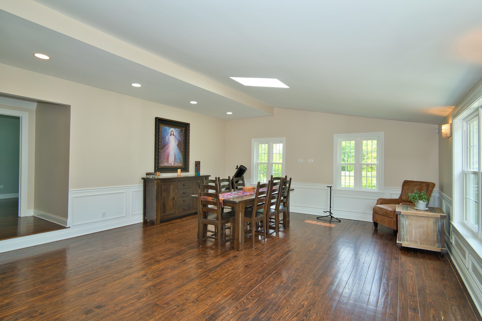 33W878 Army Trail Road Wayne, IL 60184 - Photo 24 of 36 a view of a dining room with furniture window and wooden floor