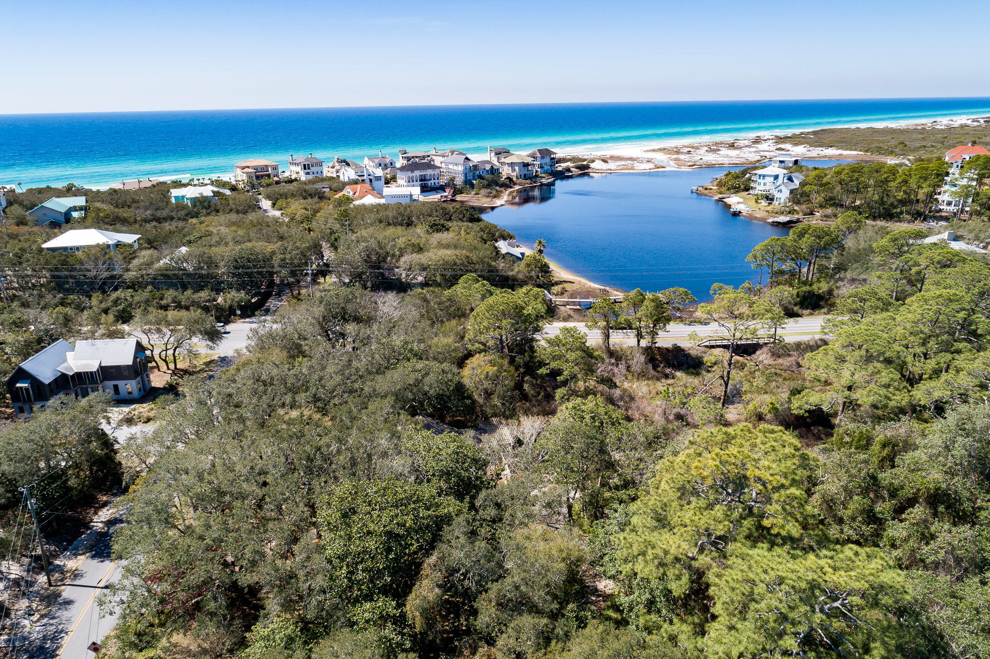 Lot 3 North Bishop Road Santa Rosa Beach, FL 32459 - Photo 3 of 8 an aerial view of multiple house