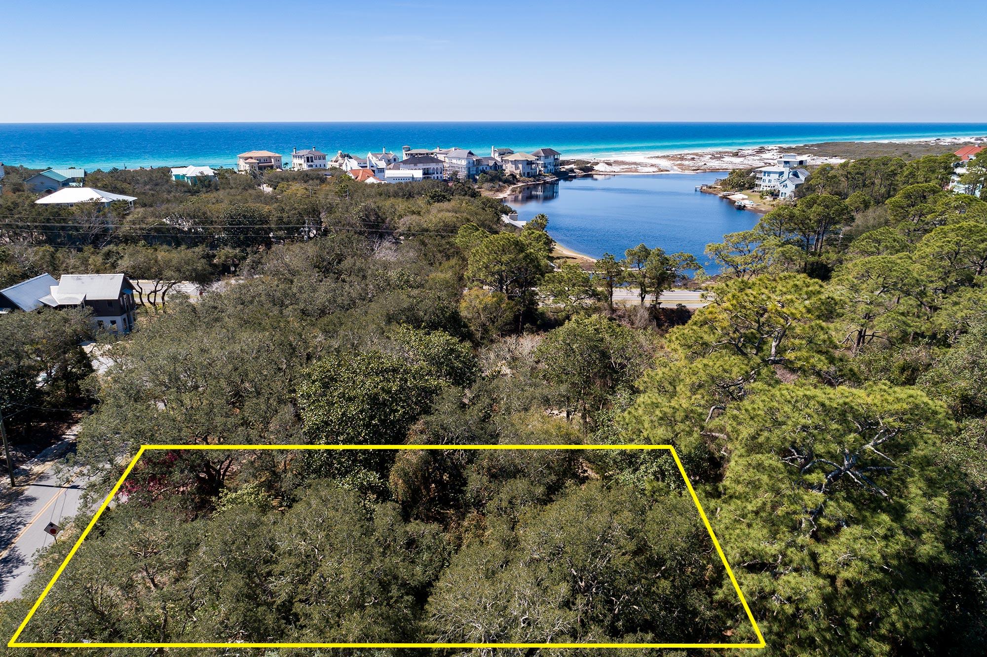 Lot 3 North Bishop Road Santa Rosa Beach, FL 32459 - Photo 5 of 8 an aerial view of a house