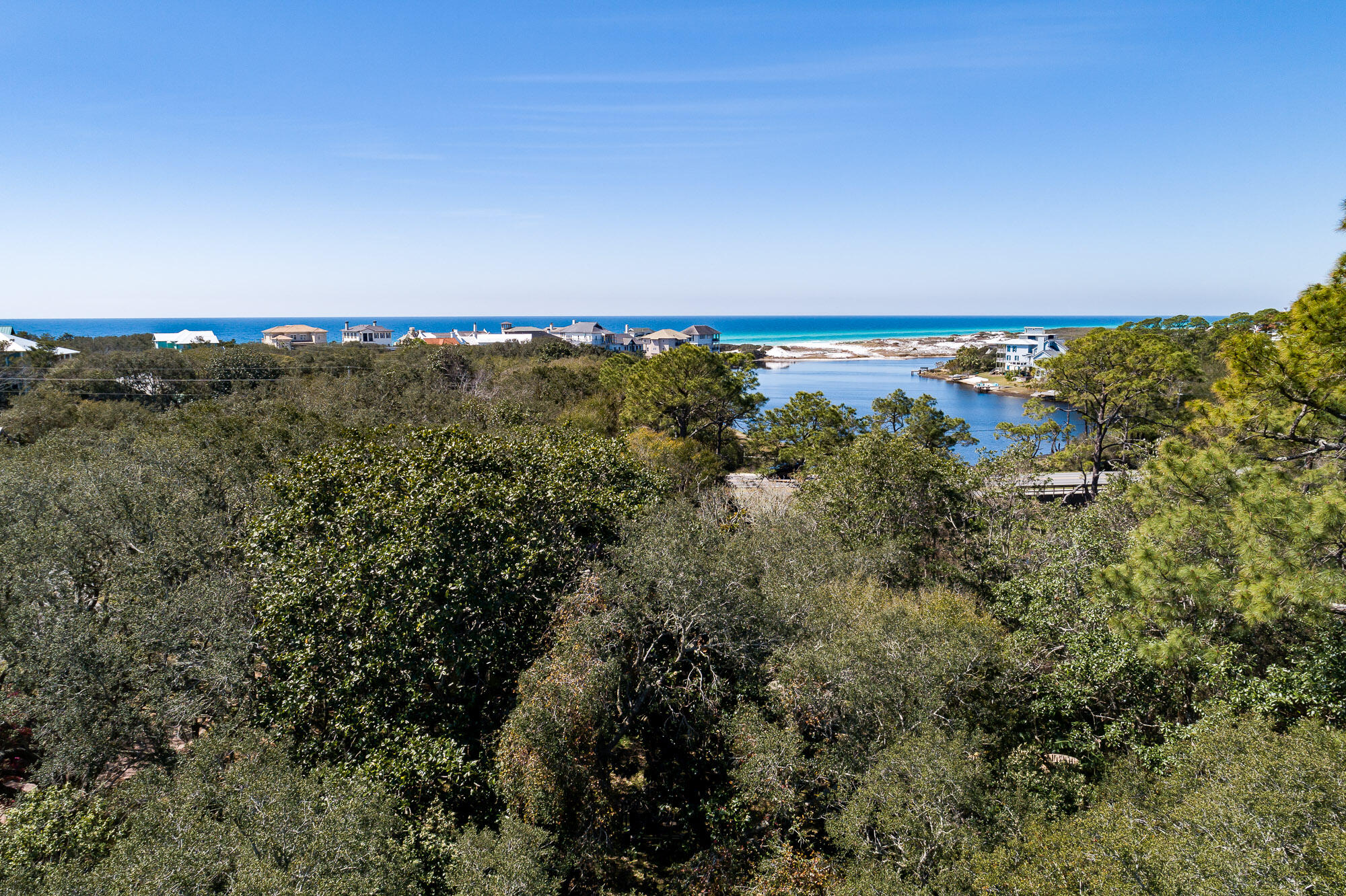 Lot 3 North Bishop Road Santa Rosa Beach, FL 32459 - Photo 6 of 8 an aerial view of a residential houses with city view