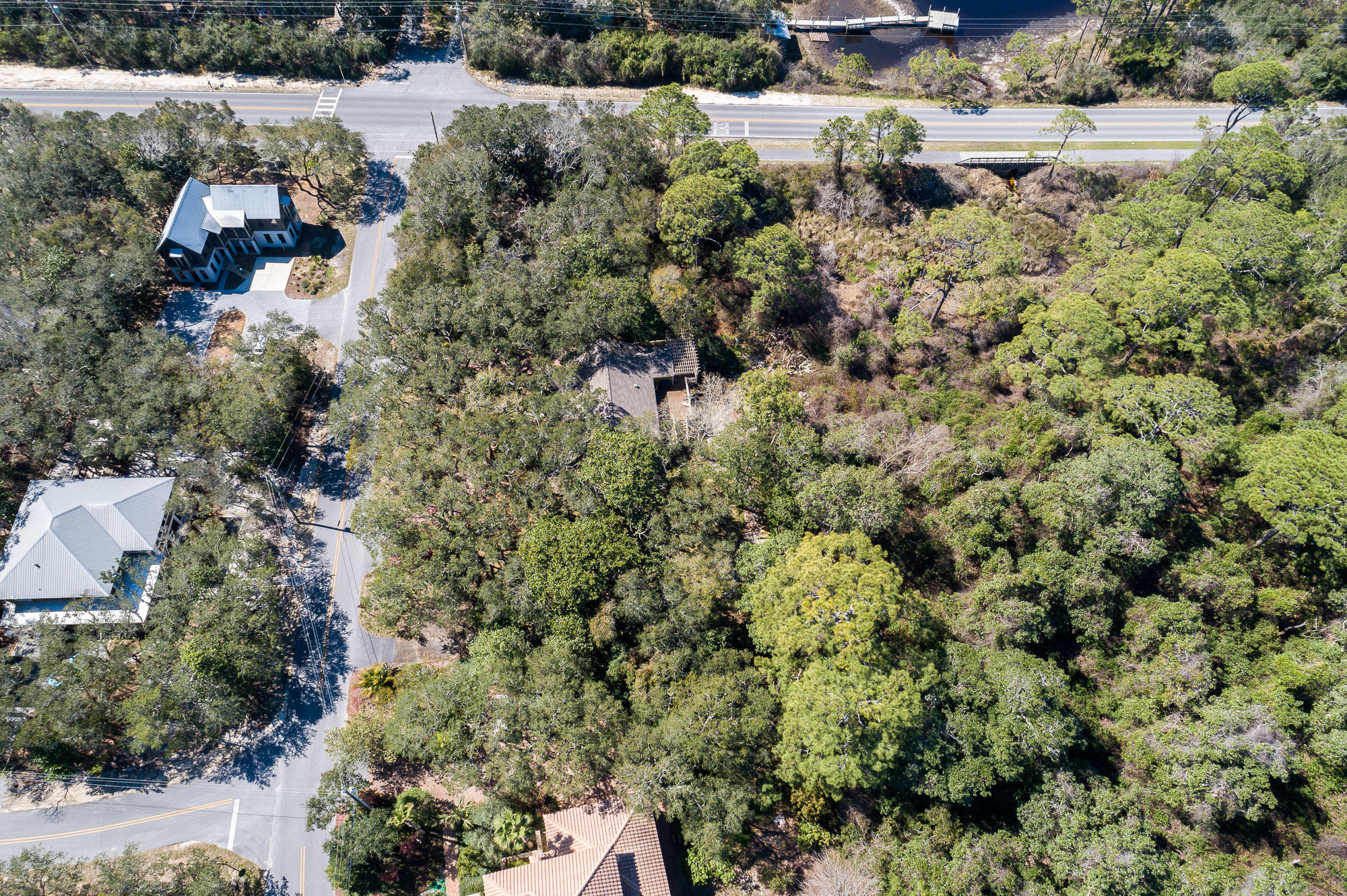 Lot 3 North Bishop Road Santa Rosa Beach, FL 32459 - Photo 7 of 8 an aerial view of multiple house