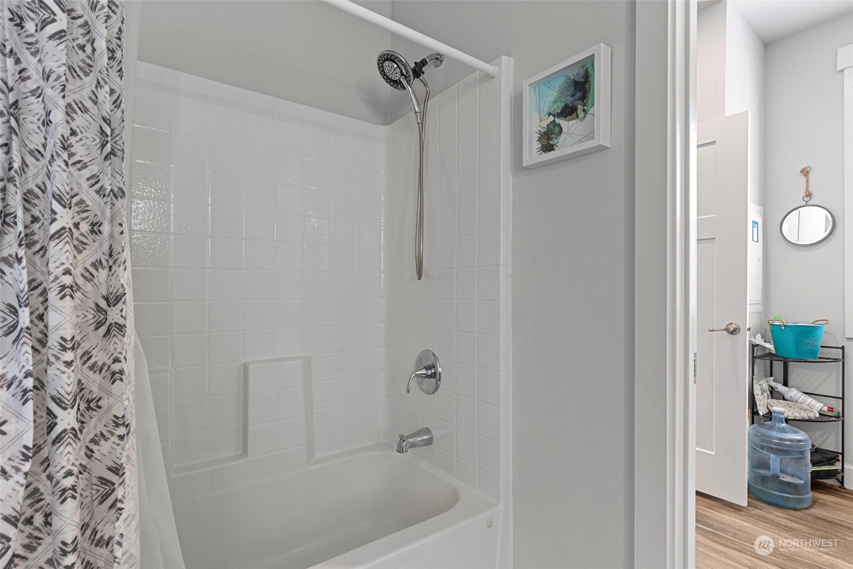 6303 Kirkhill Road Clinton, WA 98236 - Photo 22 of 40 a bathroom with a bathtub and shower