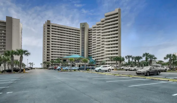 a cars parked in front of a building
